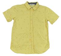 Žlutá košile s obrázky H&M