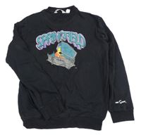 Černá mikina s panem Burnsem - Simpsonovi H&M