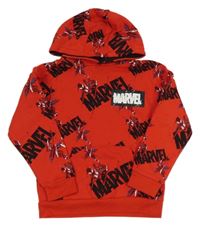 Červená mikina se Spidermanem a kapucí zn. Primark