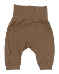 Hnědé lehké tepláky H&M