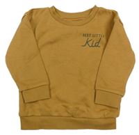 Hnědá mikina s nápisem Primark