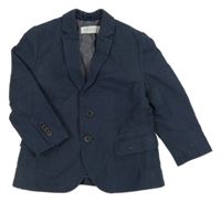 Tmavomodré puntíkaté sako H&M