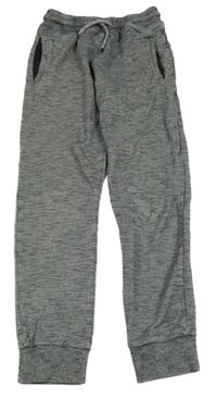 Tmavošedé melírované tepláky Next