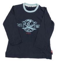 Tmavomodré triko s meči TCM