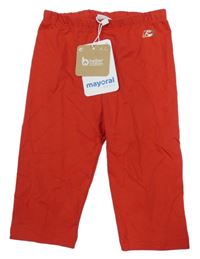 Nové - Červené capri legíny s nápisem Mayoral