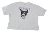 Bílé crop tričko s Kuromi Zara