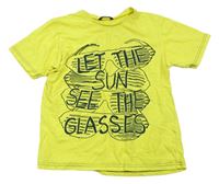 Žluté tričko s brýlemi George