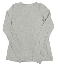 Šedé melírované triko H&M