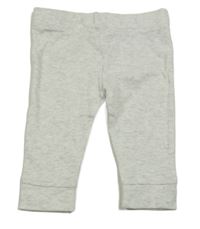 Šedé melírované lehké tepláky 