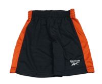 Černo-červené sportovní kraťasy s logem Reebok