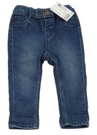 Nové - Tmavomodré skinny rifle H&M