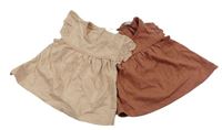 2set - 2x tunika s madeirou - světlerůžová + starorůžová Next