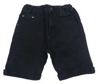 Černé riflové kraťasy Firetrap