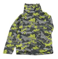 Šedo-neonově žlutý army rolák Lupilu