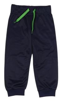 Tmavomodré sportovní tepláky 