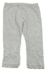 Světlešedé crop legíny Kiki&Koko