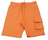 Korálové teplákové kraťasy F&F