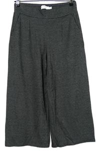 Dámské černé vzorované culottes kalhoty Ichi 