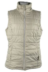 Dámská béžová šusťáková zateplená vesta Colours of the World