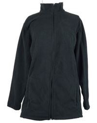 Nové - Dámská černá fleecová propínací mikina Land´s End vel. 54