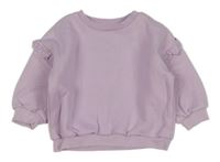 Lila mikina s madeirou F&F