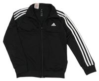 Černá sportovní funkční propínací mikina Adidas
