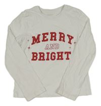 Bílé triko s nápisem Primark