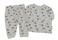 2Set - Bílé triko s Kitty + lehké tepláky Sanrio