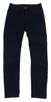 Tmavomodré skinny rifle C&A