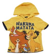 Pomerančové tričko s kapucí - Lví král Disney