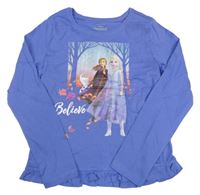 Fialové triko - Ledové království Disney