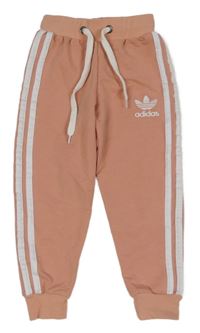 Růžové tepláky Adidas