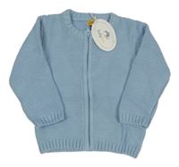 Nové - Světlemodrý propínací svetr BabyBooie