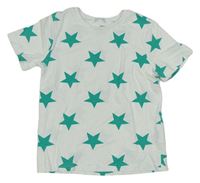 Bílé tričko s hvězdičkami H&M