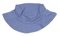 Modro-bílý pruhovaný bavlněný klobouk F&F