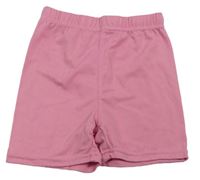Světlerůžové elastické kraťasy 