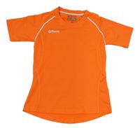 Oranžové funkční sportovní tričko Reece