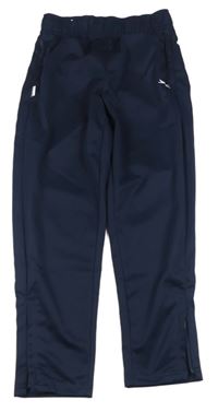 Tmavomodré sportovní kalhoty s logem zn. Slazenger