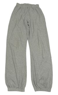 Šedé žebrované kalhoty Next