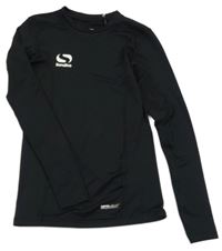 Černé funkční spodrní triko s logem Sondico