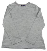 Šedé melírované sportovní triko zn Lupilu 