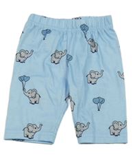 Světlemodré tepláky se sloníky Shein 