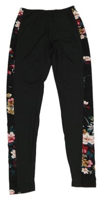 Černé sportovní legíny Shein