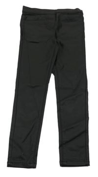 Černé potažené džegíny Next