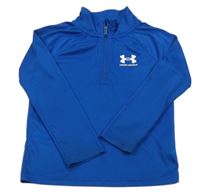 Safírová funkční sportovní mikina s logem Under Armour