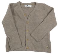 Béžový propínací svetr M&S