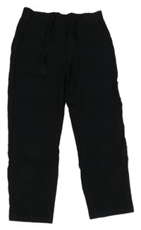 Černé lehké kalhoty C&A