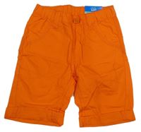 Nové - Oranžové plátěné kraťasy Kiki&Koko