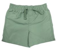 Khaki šusťákové kraťasy Primark