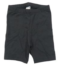 Tmavošedé elastické kraťasy H&M